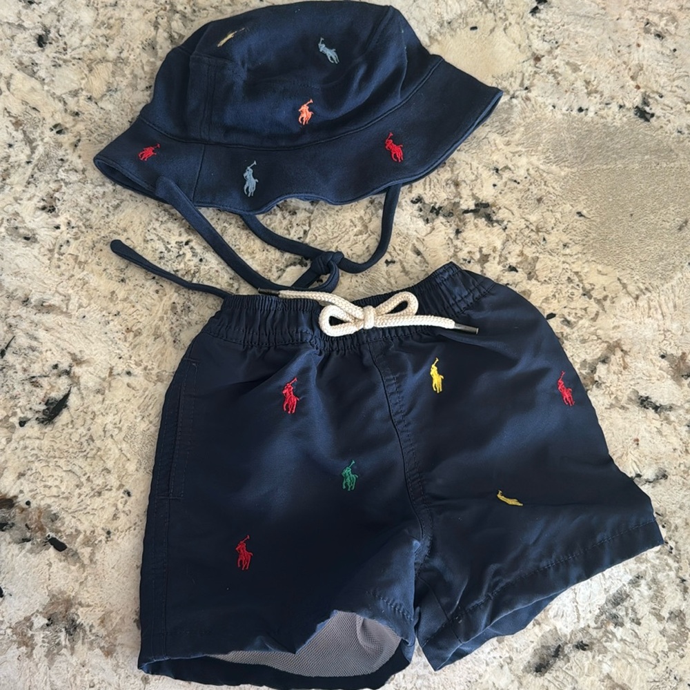 Ralph lauren shorts and hat